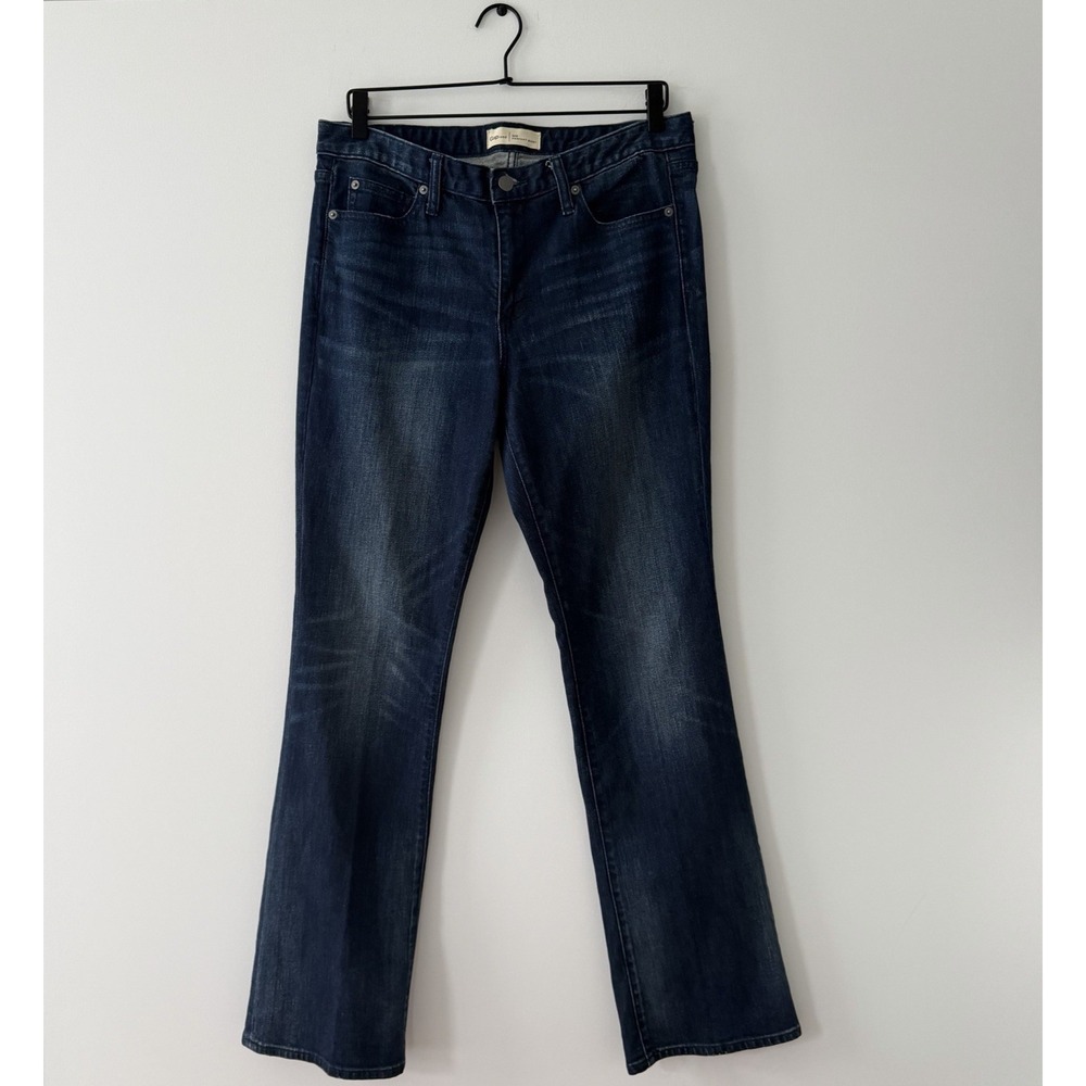 Gap 1969 Bootcut Jeans Womens 30x32 Perfect Boot Dark Indigo Stretch Relaxed